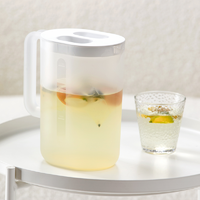抖音超值购：CHAHUA 茶花 冷水壶家用透明凉水杯耐高温塑料大容量果汁凉水壶