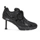巴黎世家 运动鞋休闲鞋高跟Pander网布尼龙做旧8厘米足弓跟 黑色 35