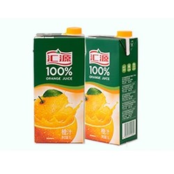 汇源 100%果汁 1L*2盒