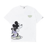 Aape Disney Mickey Mouse 联乘系列 男士印花T恤 AAPTEM9676XXKWHX