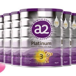 a2 艾尔 新紫白金 婴幼儿配方奶粉 3段 900g*6罐