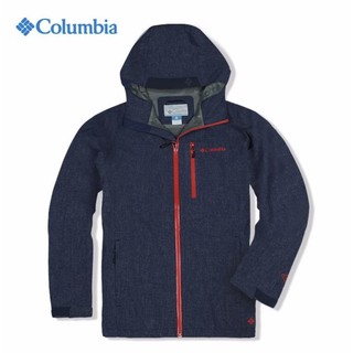 哥伦比亚 春秋款哥伦比亚男户外运动防水透气外套带帽压胶拉链夹克PM4782