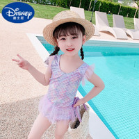Disney 迪士尼 女宝宝泳衣连体裙子游泳衣