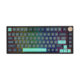 PLUS会员：VGN N75 幻彩版 82键 有线机械键盘 加勒比海 动力紫轴 RGB
