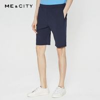 MECITY ME&CITY男特殊细节针织短裤549261