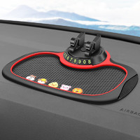 贝维斯汽车用品仪表台手机支架防滑垫 车载停车牌止滑垫
