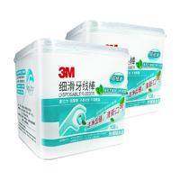 3M 薄荷细滑牙线棒盒装 136支*2