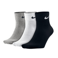 Nike正品耐克透气袜子男袜女袜春夏运动训练袜三双装中筒袜SX4706