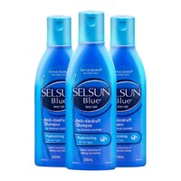 Selsun blue SELSUN澳洲蓝色日常修复去屑通用性200ML*3