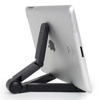 泰拉锋 平板支架iPad电脑通用折叠式底座桌面懒人支架 通用 黑色