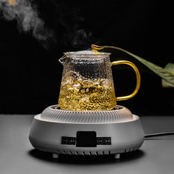 nRMEi 恩尔美 德国NRMEI茶壶玻璃茶水分离耐高温茶具套装可明火加热加厚泡茶壶 锤纹茶壶500ml