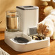 MinkSheen 宠物自动喂食器猫猫咪饮水机器猫碗狗狗猫碗 自动喂食器+饮水机灰色套装
