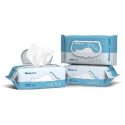 Kleenex 舒洁 湿厕纸羊驼湿厕纸家庭装80片*3包（240片）清洁湿纸巾 擦走细菌