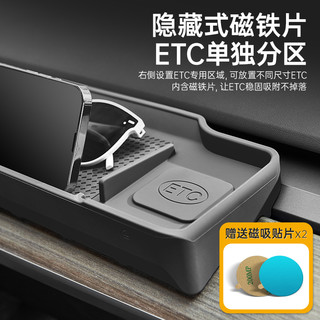 3W适用特斯拉手机ETC支架Model Y/3专用中控仪表台硅胶储物收纳盒