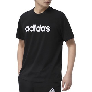 adidas NEO M Ce Logo T1 男子运动T恤 GP4887 黑色 S