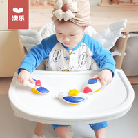 AOLE 澳乐 儿童玩具会转动昆虫吸盘旋转陀螺卡通婴儿宝宝牙胶礼盒