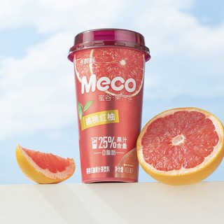 香飘飘 Meco蜜谷·果汁茶饮料桃桃红柚+芒果芭乐各1杯