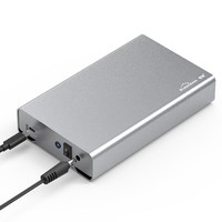 BLUEENDLESS 蓝硕 金属3.5英寸移动硬盘盒子USB3.0外接壳TypeC台式硬盘座外接