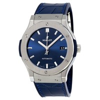 HUBLOT 宇舶 经典融合 蓝色阳光自动表盘钛金男表 511.NX.7170.LR