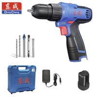 百亿补贴：Dongcheng 东成 1601充电家用手枪钻 16V 单电38N