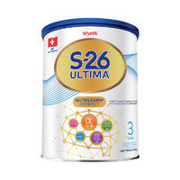 Wyeth 惠氏 港版铂臻S-26Ultima婴幼儿奶粉3段混合喂养800g瑞士 不包税