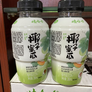 娃哈哈植物蛋白饮料椰子蜜瓜椰子红豆饮品280毫升/15瓶 椰子蜜瓜15瓶