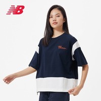 new balance 女子撞色短袖T恤 AWT13300