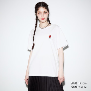 优衣库 女装(UT)SANRIO印花T恤(短袖宽松美乐蒂亲子)465216UNIQLO