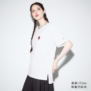 优衣库 女装(UT)SANRIO印花T恤(短袖宽松美乐蒂亲子)465216UNIQLO