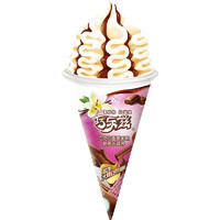 伊利巧乐兹蛋筒香草巧克力抹茶芝士香芋蜜瓜脆筒冰淇淋甜筒冰激 巧克力香草(85克*16支)