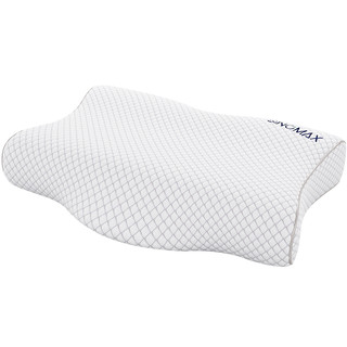 赛诺4d记忆枕护颈椎蝶形助睡眠慢回弹记忆棉枕头双层枕芯单人枕头