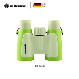 德国Bresser宝视德双筒望远眼镜儿童专用高清高倍小孩儿童男孩女孩宝宝玩具 蓝白 3X30
