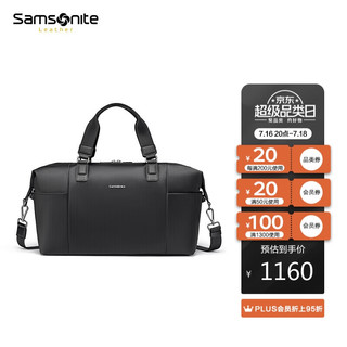 Samsonite 新秀丽 行李袋商务时尚大容量多功能旅行包手提包运动包黑色 NP5