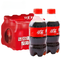 可口可乐 300ml*6瓶碳酸饮料饮品迷你小可乐汽水整箱