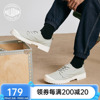 PALLADIUM 帕拉丁 SP20系列 男女款低帮帆布鞋 76837-075 砌石青灰 38