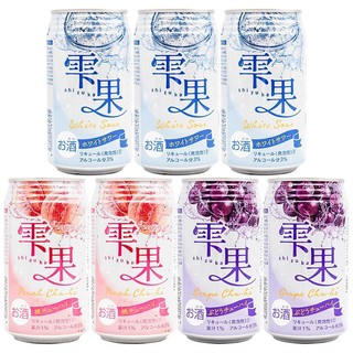 Asahi 朝日啤酒 临期日本进口果味酒饮料朝日物产乳酸葡萄白桃味配置酒350ml罐装