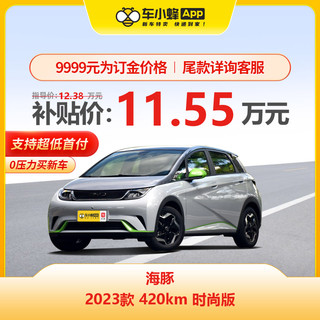 BYD 比亚迪 海豚 2023款 420km 时尚版 新能源汽车整车新车订金