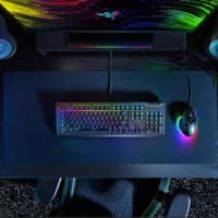 RAZER 雷蛇 黑寡妇蜘蛛V4 有线机械键盘 104键 段落绿轴