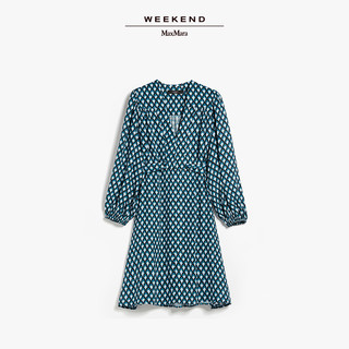 WEEKEND MaxMara 女士中长款连衣裙 5226103906 孔雀蓝 34