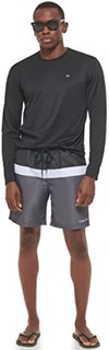 Calvin Klein Underwear CALVIN KLEIN 男式轻质速干长袖 40+ UPF 保护