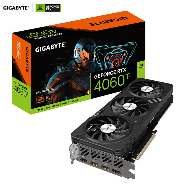GIGABYTE RTX3060Ti GDDR6X 美品 4060ti相当 GIGABYTE 技嘉魔鹰GeForce RTX 4060 Ti GAMING OC 16G 显卡【报价价格