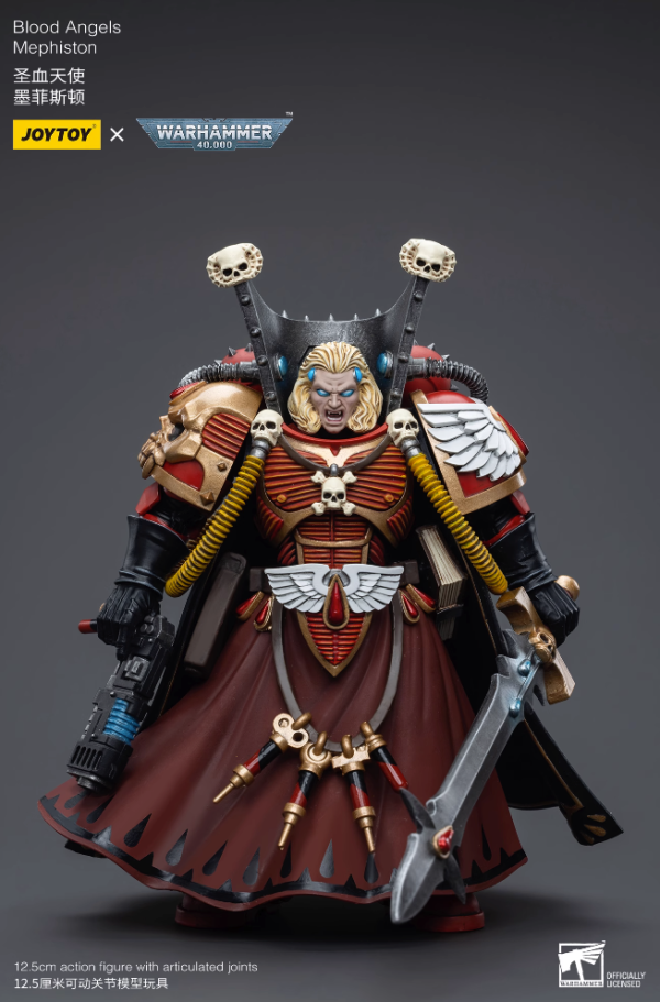 joytoy 暗源 战锤40k 圣血天使 墨菲斯顿 1:18 可动兵人