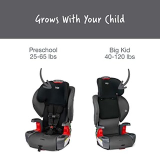 Britax Grow with You Harness-to-Booster, Mod Black SafeWash