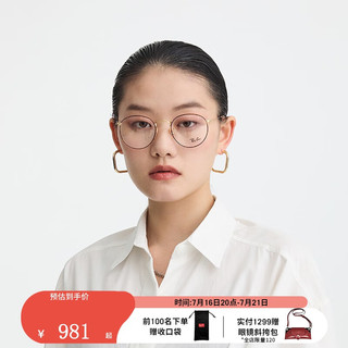 Ray-Ban 雷朋 RayBan雷朋光学镜架金属全框圆形潮流复古舒适近视镜框0RX3447V 2991黑色镜框 尺寸50