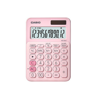 Casio卡西欧MS-20UC少女计算器商务办公大学生时尚可爱少女计算机 MS-20UC-LB天际蓝