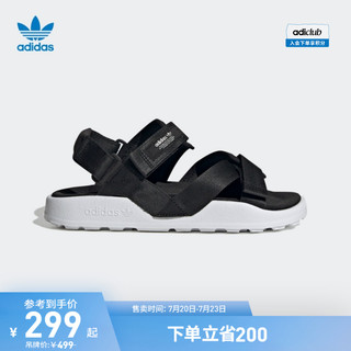 adidas 阿迪达斯 官方三叶草ADILETTE ADV男女夏季休闲凉鞋