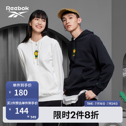 Reebok 锐步 Friends Oth Hoodie Kakao 中性运动卫衣 HE6354 黑色 S