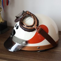 Andes HELMET 电动车头盔 网红小狗-透明帽檐