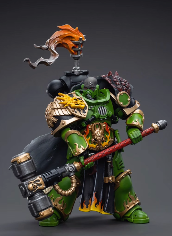 joytoy 暗源 战锤40k 火蜥蜴 连长阿德拉克斯·阿伽顿 1:18 可动兵人