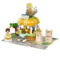 JAKI 佳奇 女孩街景:晴天泡芙积木街景系列 JK2125 心酸果汁